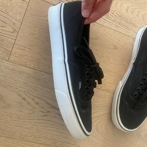 Women’s black sparkle vans